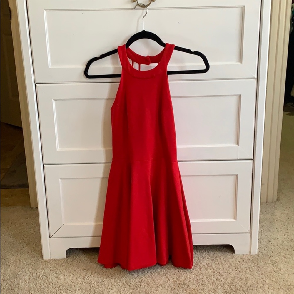 Open back dress